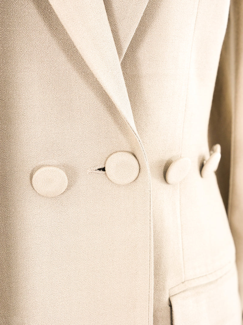 Moschino Button Trimmed Blazer Jacket arcadeshops.com