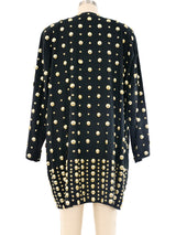Dome Studded Longline Jacket Jacket arcadeshops.com