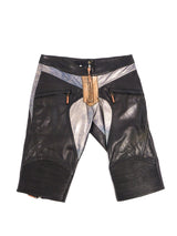 Roberto Cavalli Leather Bike Shorts Bottom arcadeshops.com