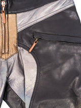 Roberto Cavalli Leather Bike Shorts Bottom arcadeshops.com