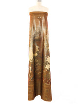 Escada Metallic Printed Shawl Accessory arcadeshops.com