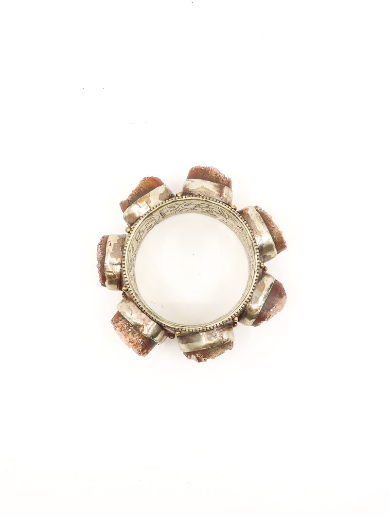 Druzy Crystal Studded Bangle Accessory arcadeshops.com