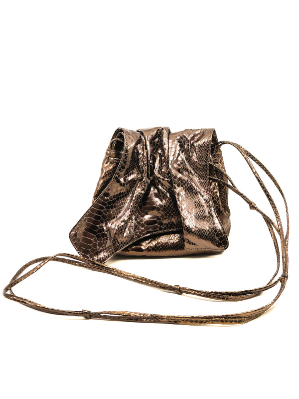 Carlos Falchi Embossed Buffalo Crossbody Accessory arcadeshops.com