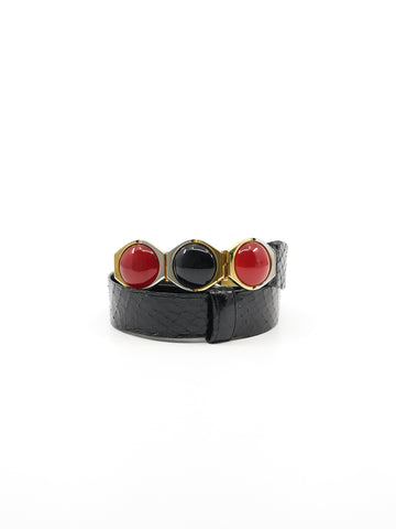Judith Leiber Semiprecious Stone Snake Belt display picture 2