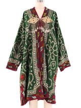 Afghani Coin Embellished Coat Jacket arcadeshops.com