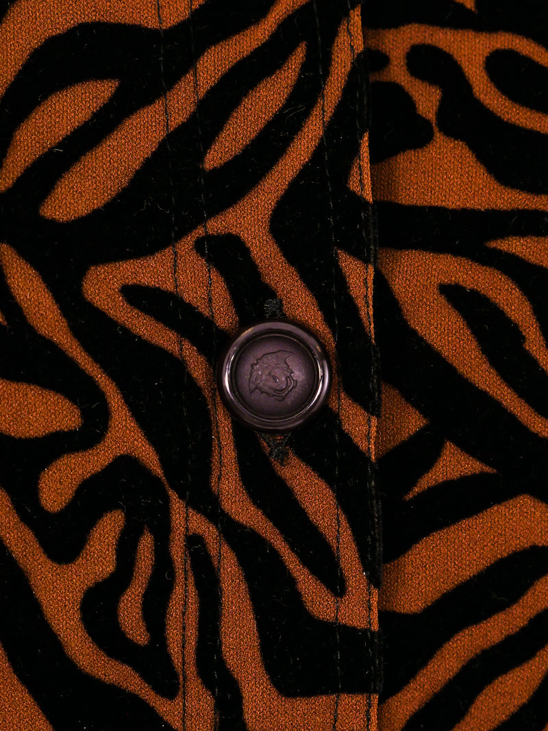 Gianni Versace Tiger Shirt Dress Dress arcadeshops.com