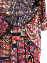 Metallic Printed Mosaic Dress Dress arcadeshops.com