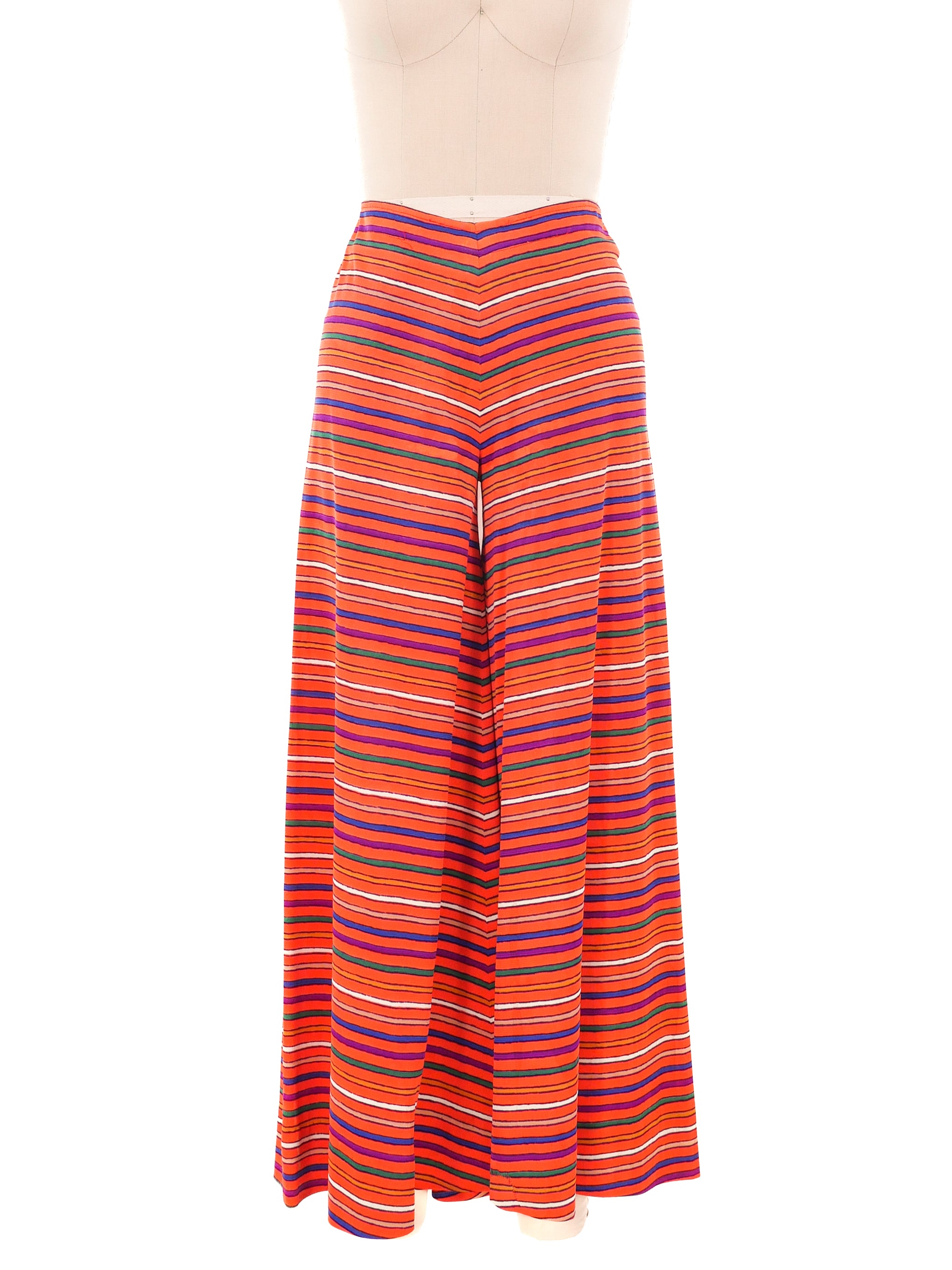 Anne Klein Striped Palazzo Pants