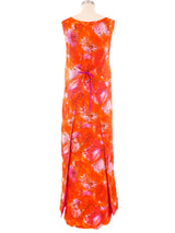 Floral Wrap Tank Dress Dress arcadeshops.com