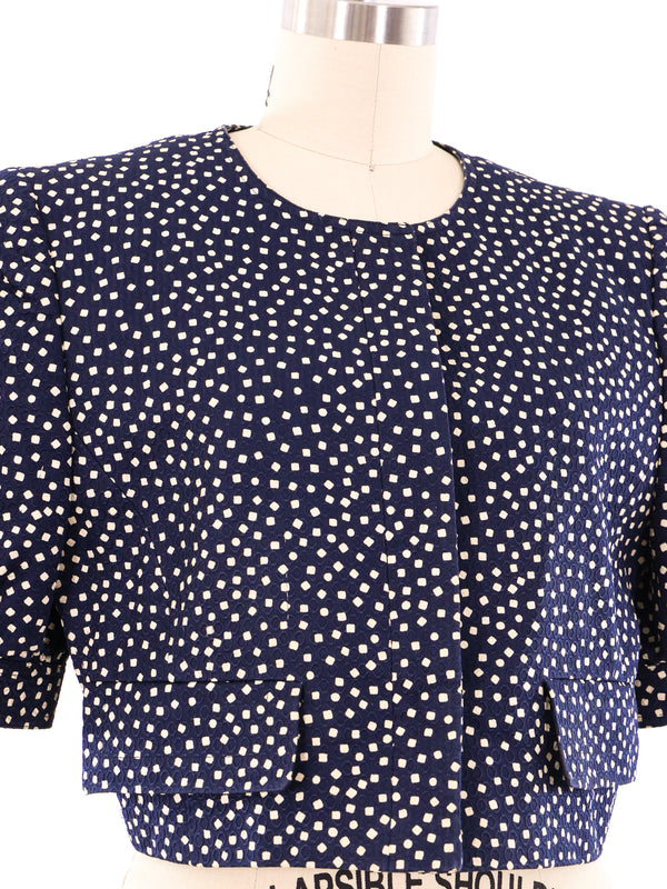 Valentino Cropped Short Sleeve Jacket Jacket arcadeshops.com