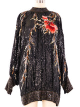 Floral Sequin Embellished Mini Dress Dress arcadeshops.com