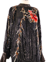 Floral Sequin Embellished Mini Dress Dress arcadeshops.com