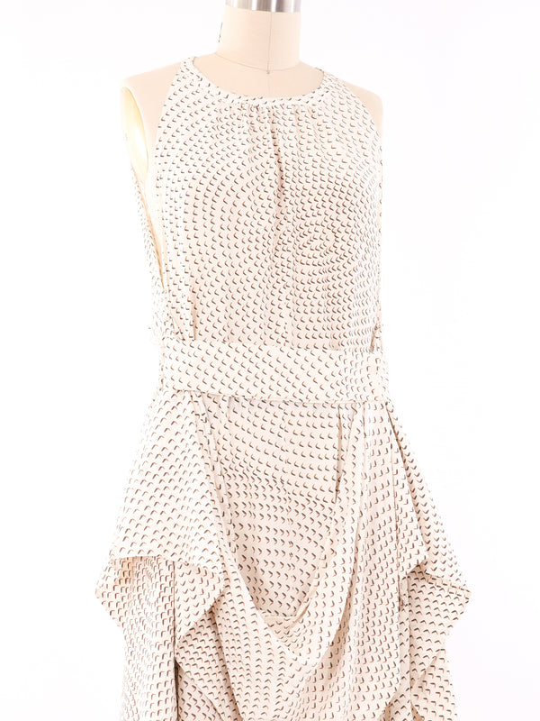 Fendi Printed Sleeveless Dress Dress arcadeshops.com