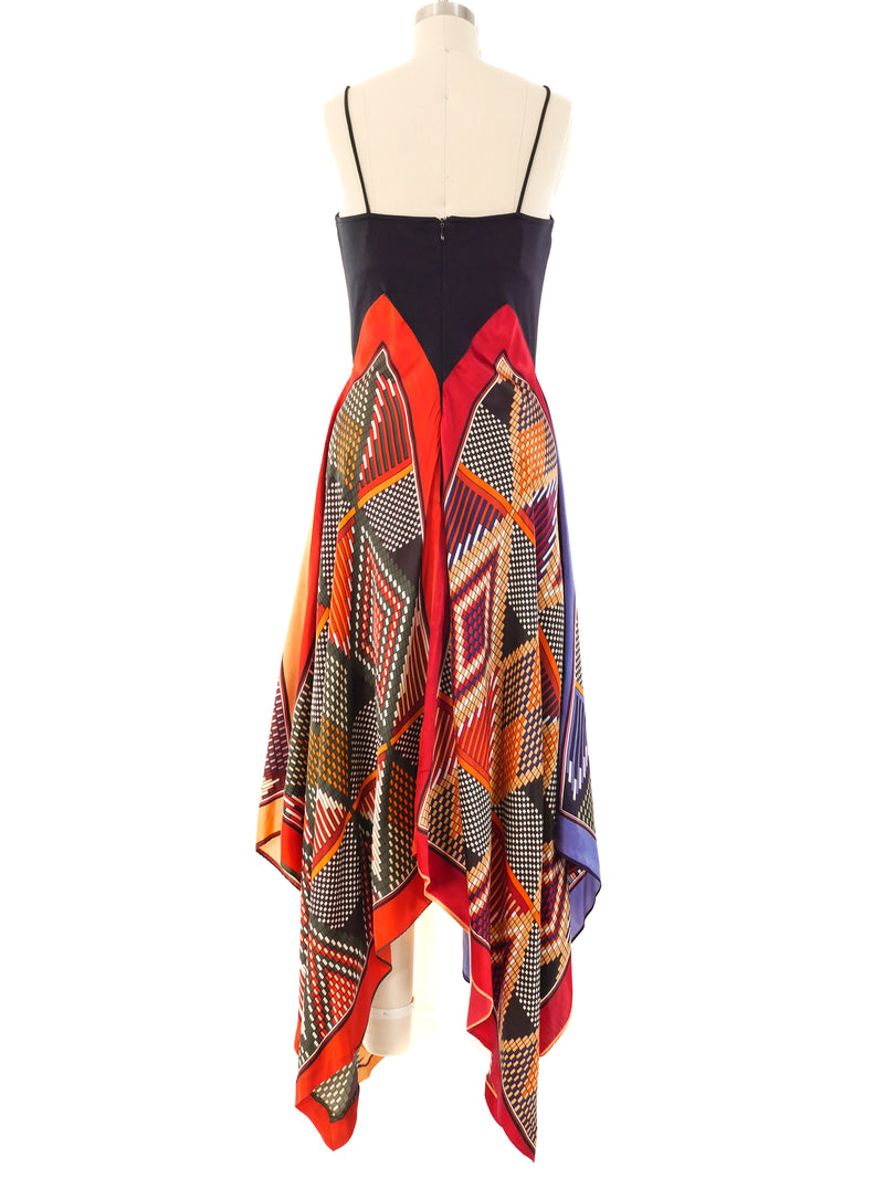 1970's Scarf Maxi Dress Dress arcadeshops.com