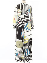 Pop Art Printed Maxi Dress Dress arcadeshops.com