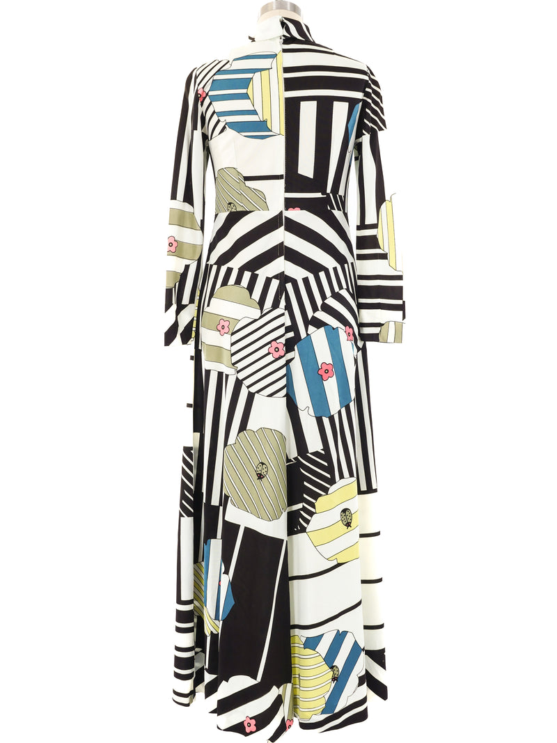 Pop Art Printed Maxi Dress Dress arcadeshops.com