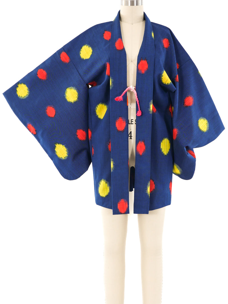 Ikat Dot Haori Kimono Jacket arcadeshops.com