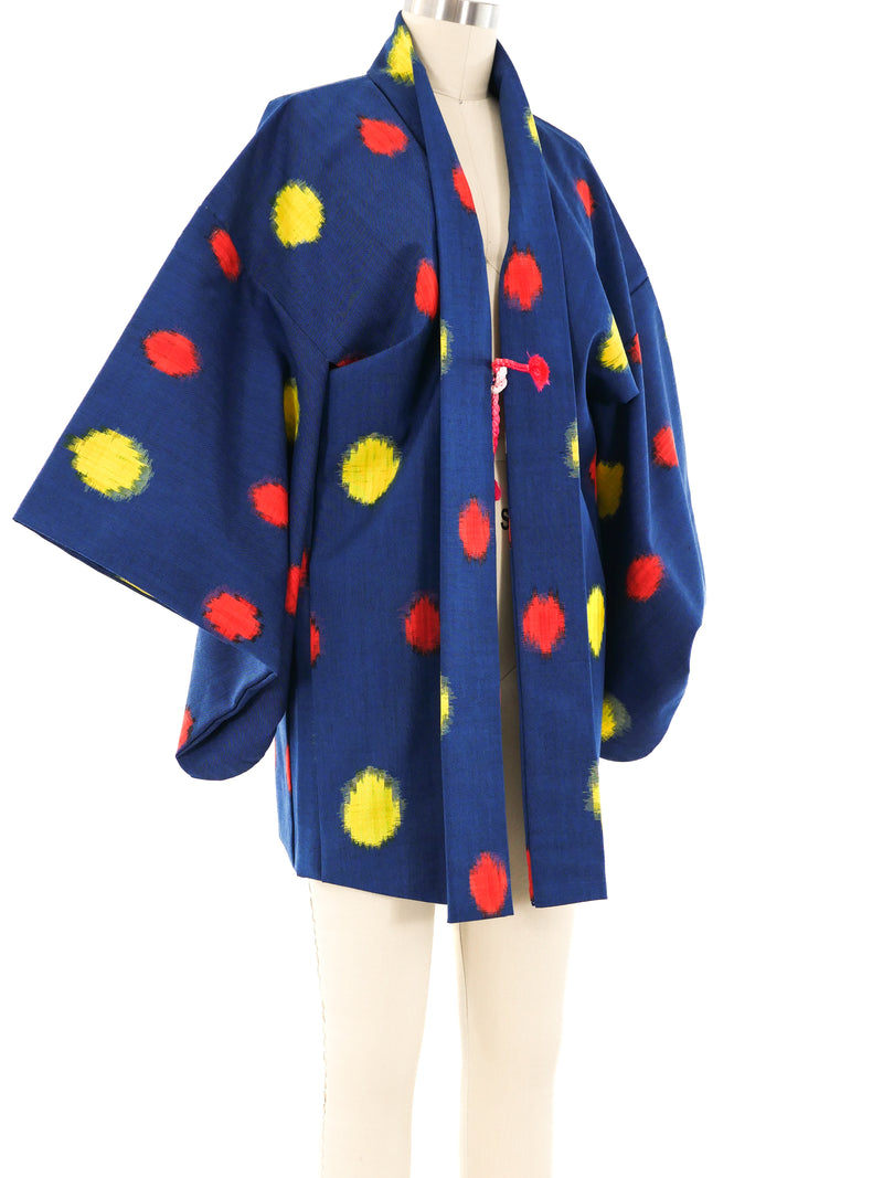 Ikat Dot Haori Kimono Jacket arcadeshops.com