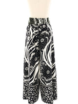 Graphic Printed Palazzo Pants Bottom arcadeshops.com