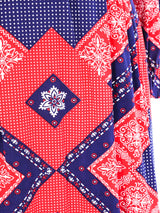 Bandana Quilt Printed Cotton Prairie Dress Dress arcadeshops.com