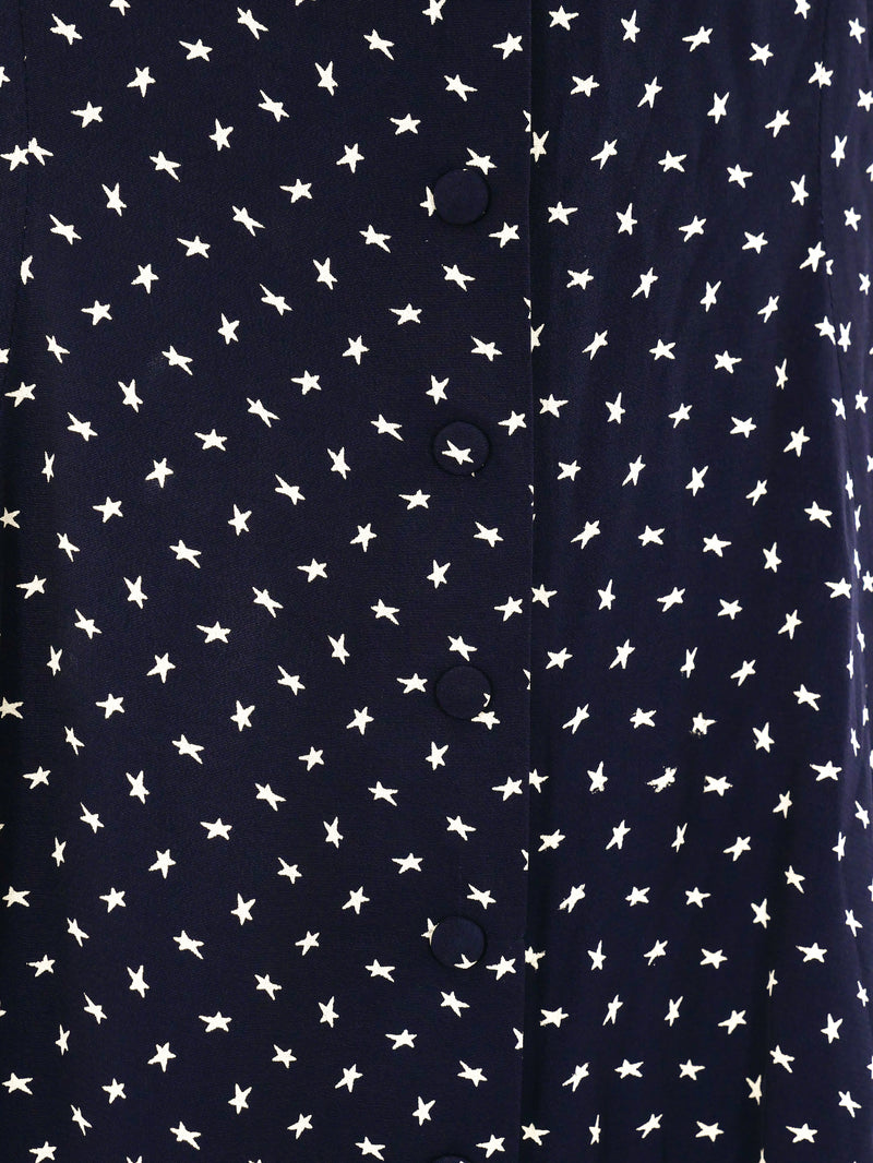 Thierry Mugler Star Print Halter Dress Dress arcadeshops.com