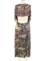 Missoni Floral Printed Fringe Dress Dress arcadeshops.com