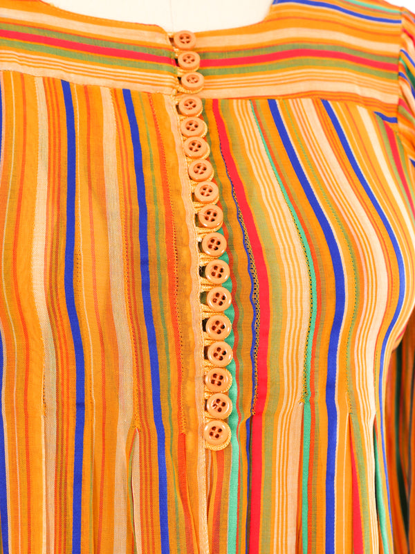 Jeff Banks Ribbon Striped Blouse Top arcadeshops.com