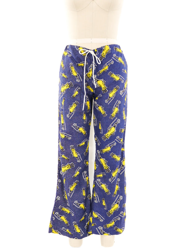 Planters Peanuts Printed Pants Bottom arcadeshops.com