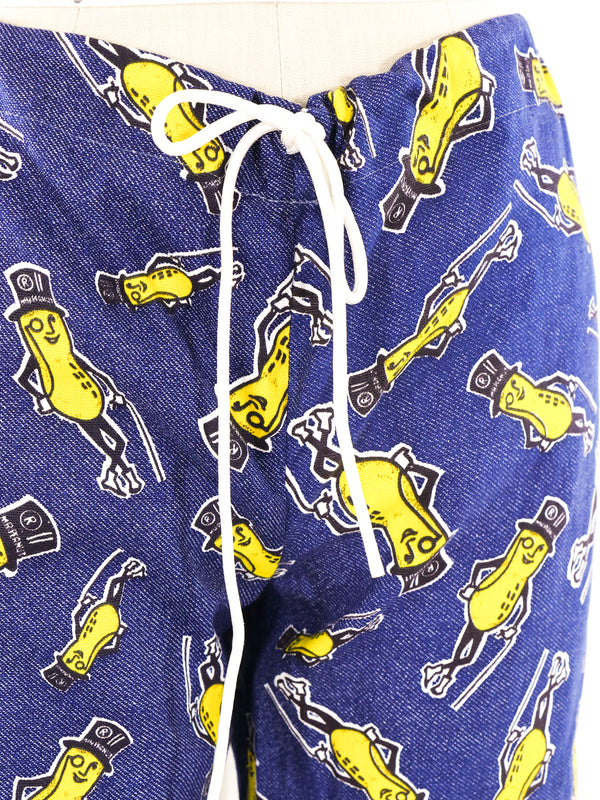 Planters Peanuts Printed Pants Bottom arcadeshops.com