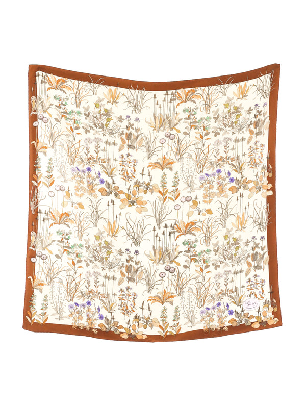Gucci Flora Printed Silk Scarf Accessory arcadeshops.com