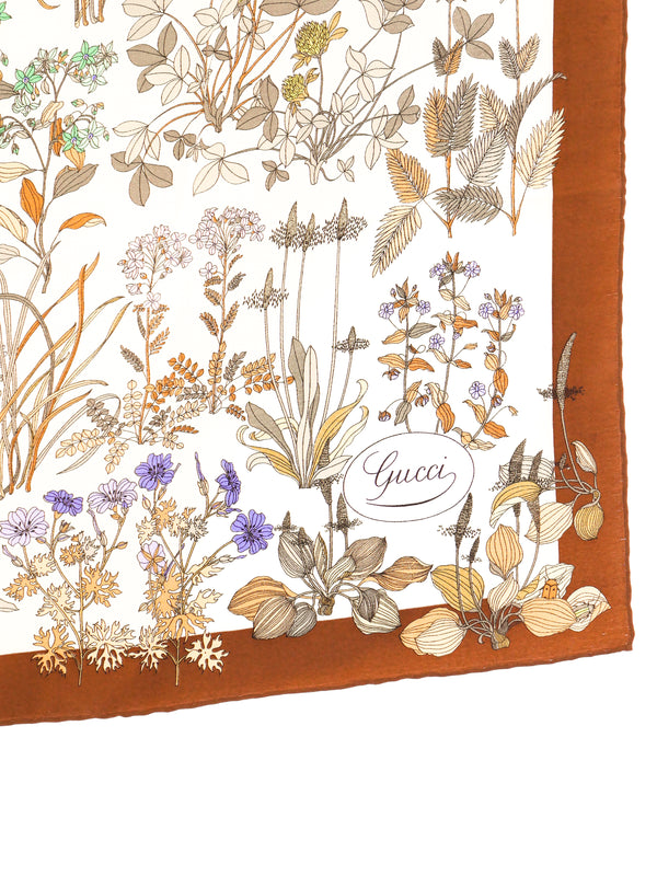 Gucci Flora Printed Silk Scarf Accessory arcadeshops.com