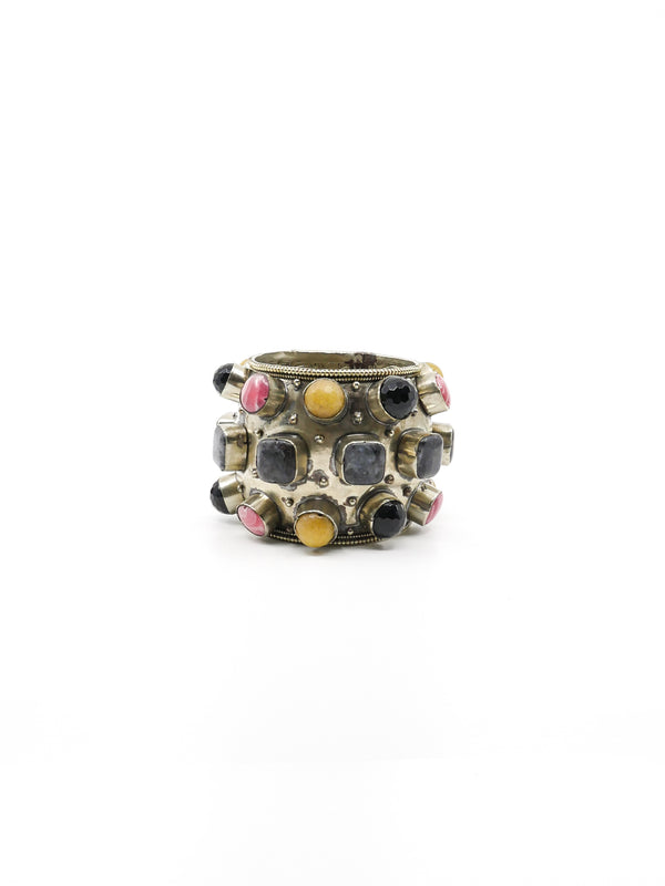 Tibetan Stone Studded Bangle Accessory arcadeshops.com