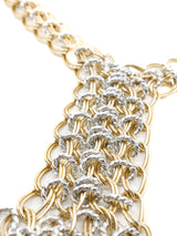 Mixed Metal Chain Necklace Accessory arcadeshops.com