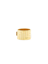 Rhinestone Accented Goldtone Bangle Accessory arcadeshops.com