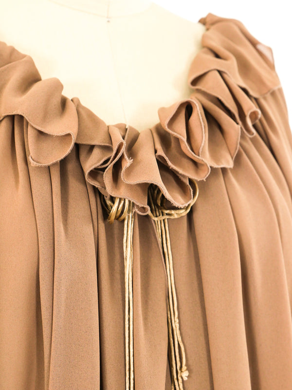 Fabrice Chiffon Blouson Top Top arcadeshops.com