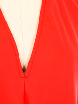 Halston IV Red Jersey Caftan Dress arcadeshops.com