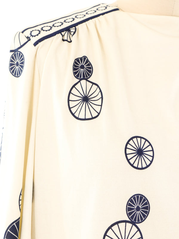 Paganne Bicycle Wheel Printed Ensemble Suit arcadeshops.com