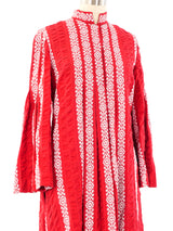 Bill Tice Seersucker Striped Caftan Dress arcadeshops.com