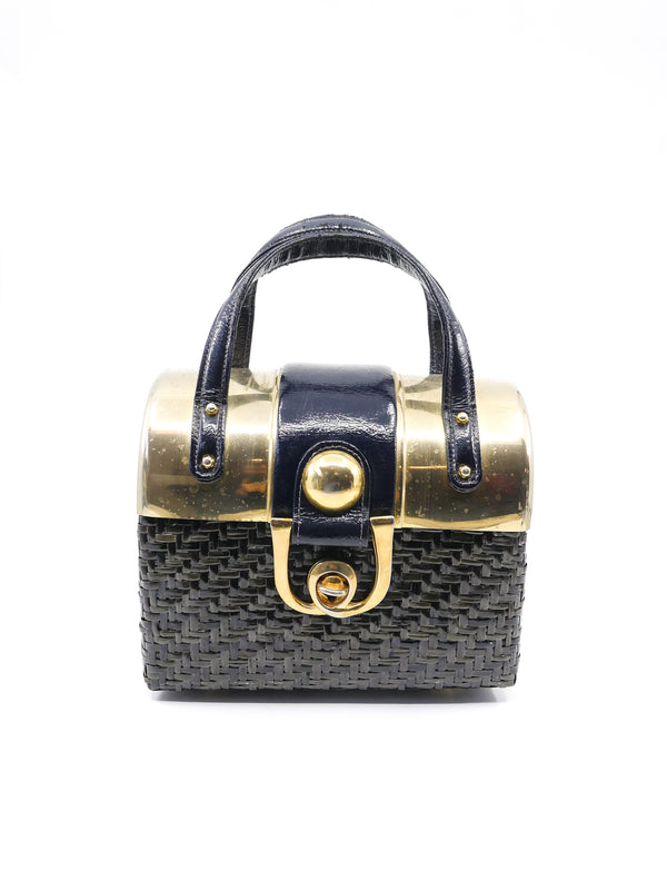 Domed Top Handle Basket Bag Accessory arcadeshops.com