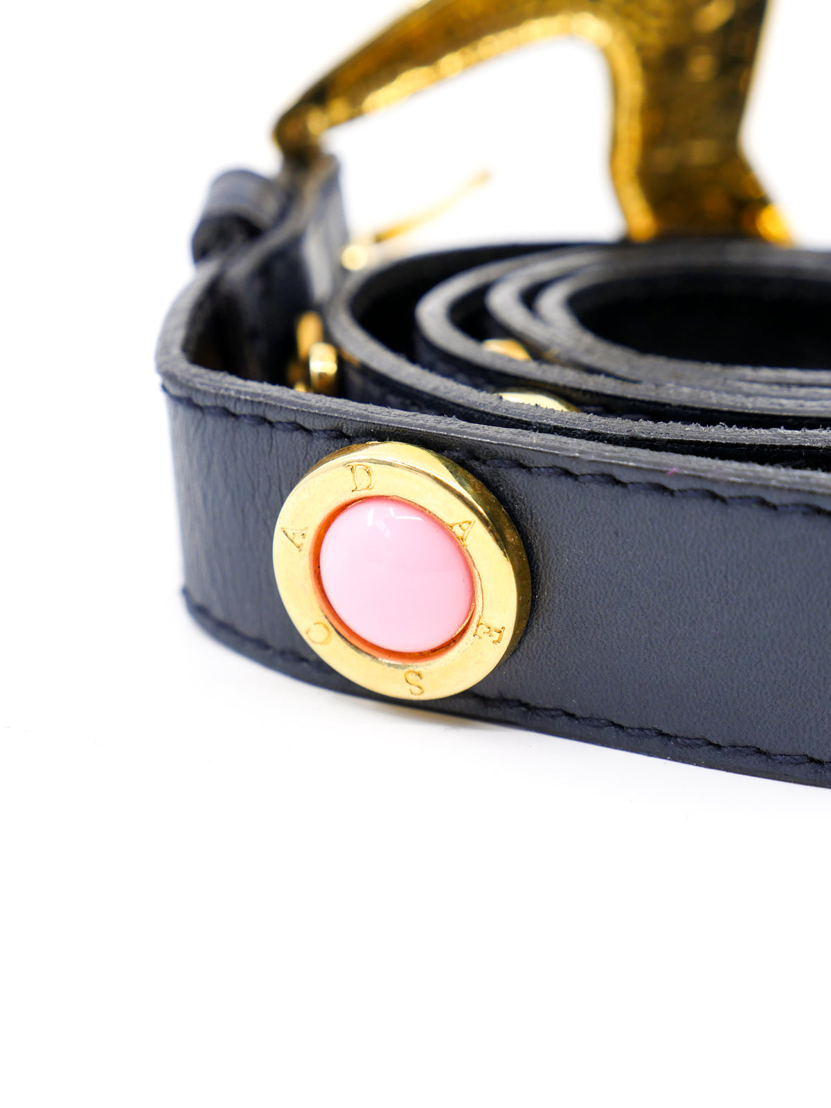 Escada Pink Heart Women’s belt Escada Heart Studded Skinny Leather Belt main image 2