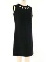 Pierre Cardin Cutout Little Black Dress Dress arcadeshops.com