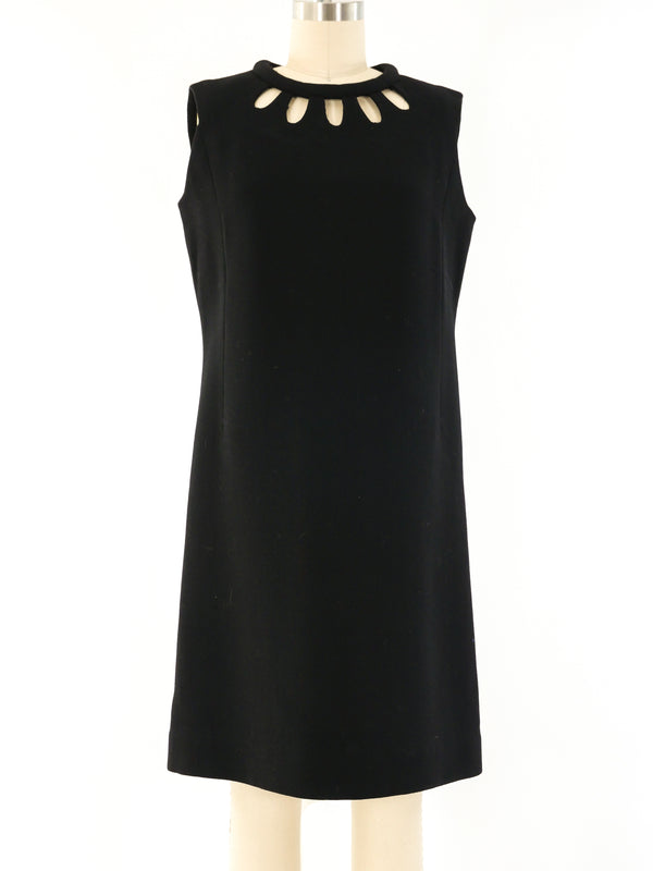 Pierre Cardin Cutout Little Black Dress Dress arcadeshops.com