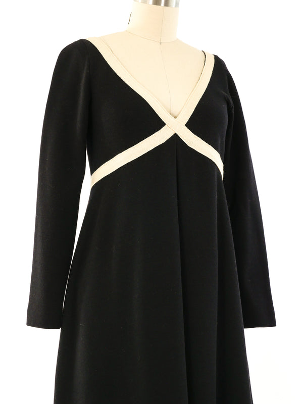 Rudi Gernreich Black Knit Maxi Dress Dress arcadeshops.com