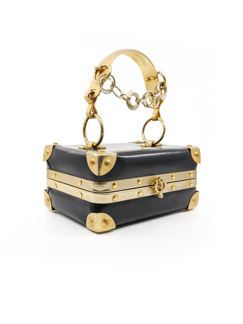1960's Chain Handle Box Bag Accessory arcadeshops.com