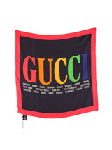 Gucci Rainbow Multiworld Silk Scarf Accessory arcadeshops.com