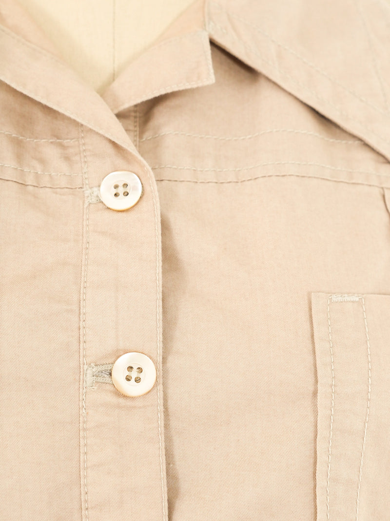 Gianfranco Ferre Buckled Cargo Sleeveless Shirt Top arcadeshops.com