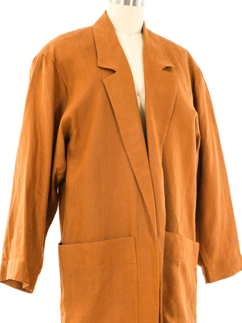 Escada Oversized Linen Jacket Jacket arcadeshops.com