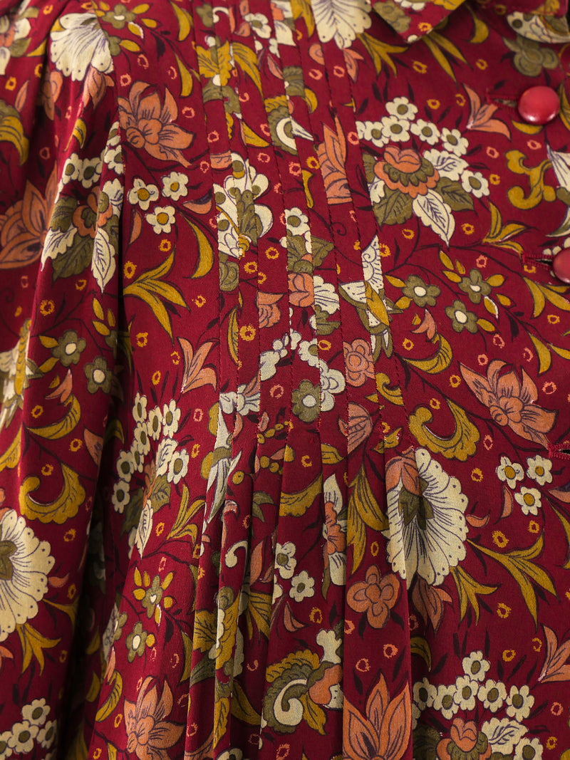 Ungaro Floral Silk Smock Dress Dress arcadeshops.com