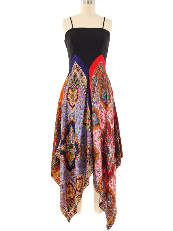 1970's Scarf Maxi Dress Dress arcadeshops.com