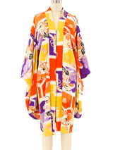 Multicolor Floral Kimono Jacket arcadeshops.com